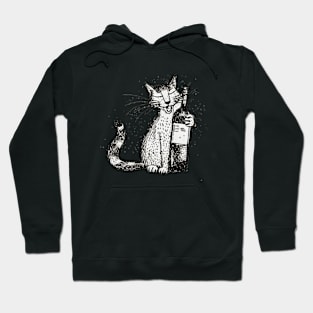 Alcohol Cat Hoodie